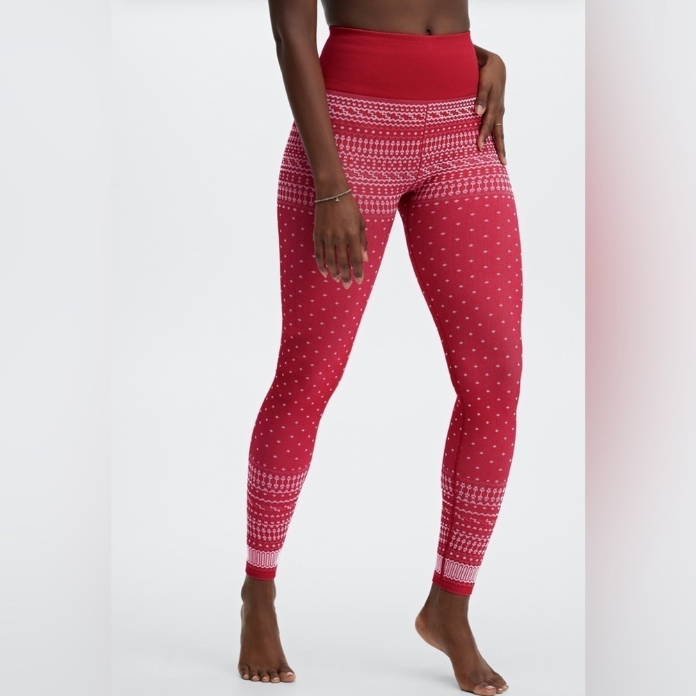 Fabletics High-Waisted Seamless Fair Isle Legging.